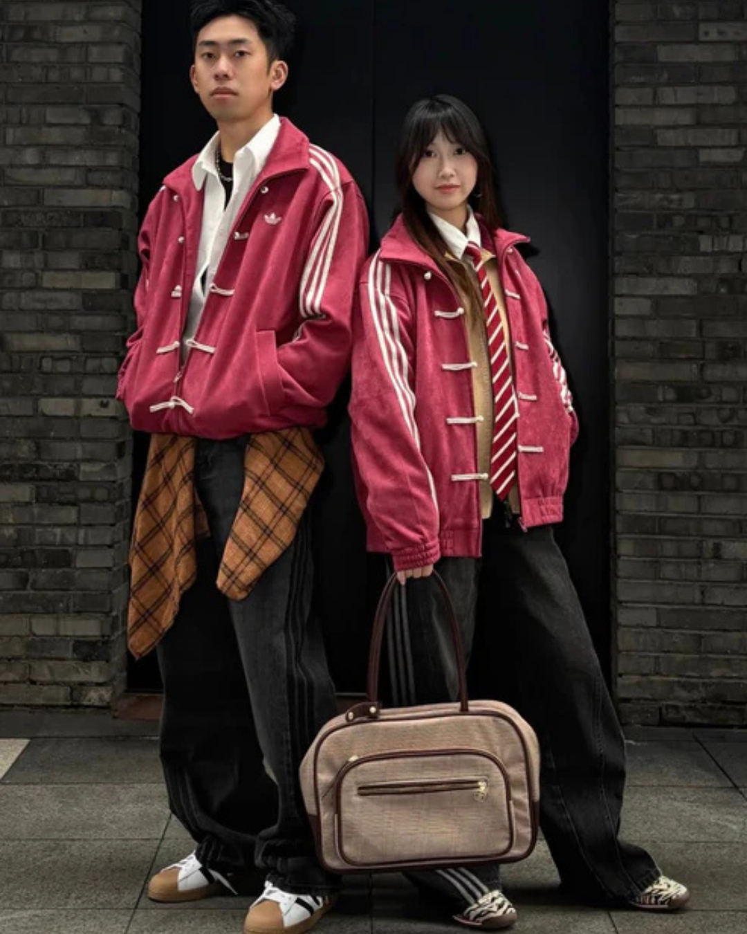 CNY-Inspired Premium Red Suede Jacket | Maison Feraia