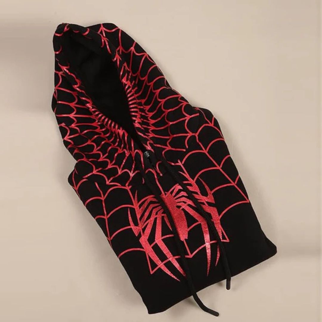Black Spidey Hoodie for Men & Women – Marvel Style | Maison Feraia Street Wear