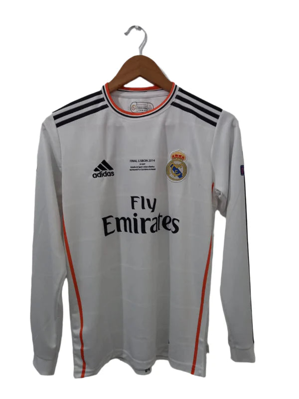 C.Ronaldo Real Madrid 2013-14 Full Sleeve Jersey -White | Maison Feraia