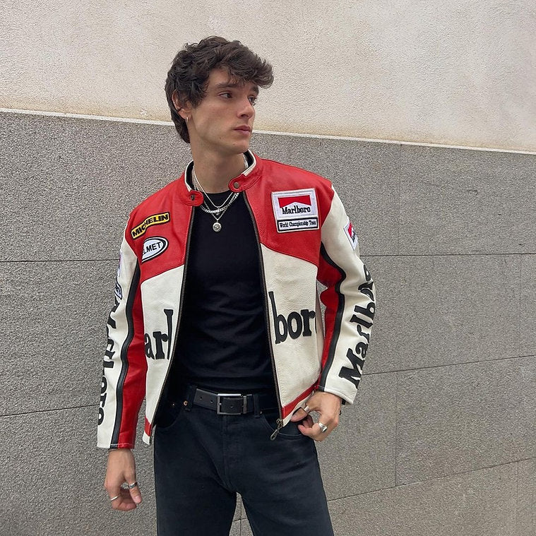Marlboro Ferrari Leather Jacket India – Maison Feraia