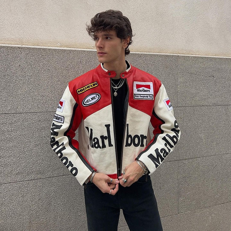 Marlboro Ferrari Leather Jacket India – Maison Feraia
