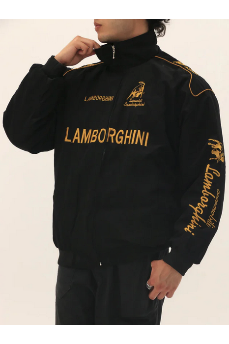 Lamborghini Racing puffer Embroidered Jacket – FERAÏA Limited Edition