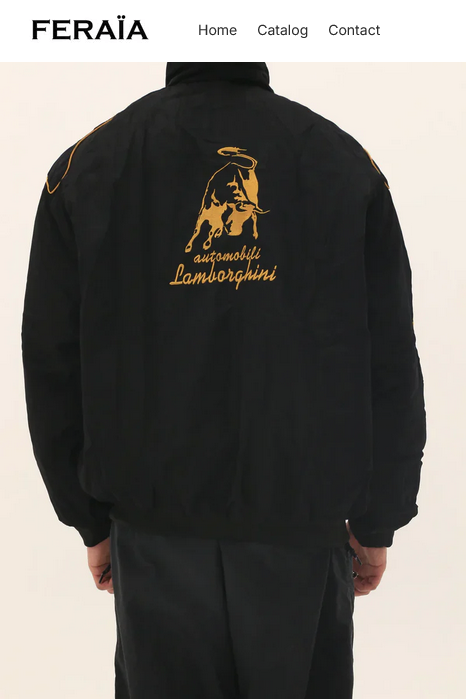 Lamborghini Racing puffer Embroidered Jacket – FERAÏA Limited Edition