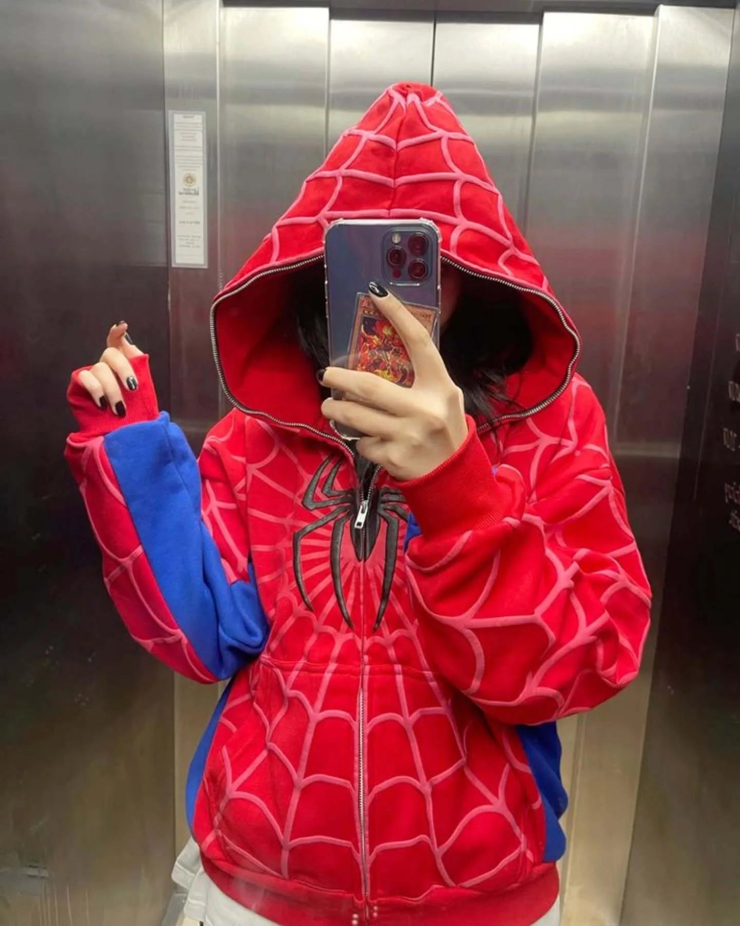 Spidey Hoodie Red for Men & Women – Marvel Style | Maison Feraia