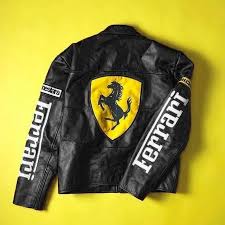 Ferrari Blackzone Leather Racing Jacket - Limited Edition | Maison Feraia F1 Edition
