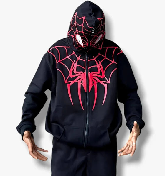 Marvel Spider-Man Hoodie – Premium Full Zipper Edition | Maison Feraia