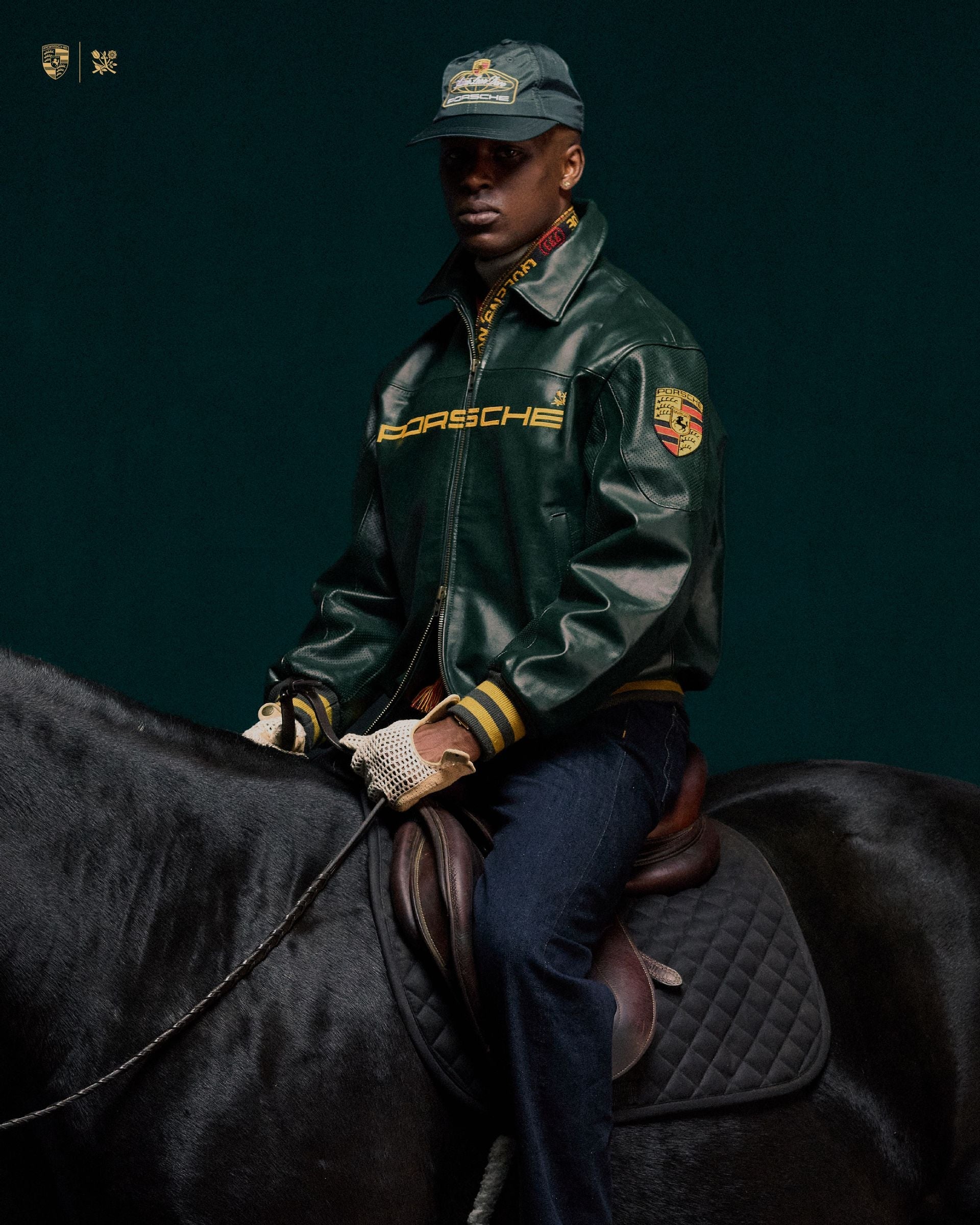 Porsche Vintage Leather Jacket | Maison Feraia Velocity Luxe Edition