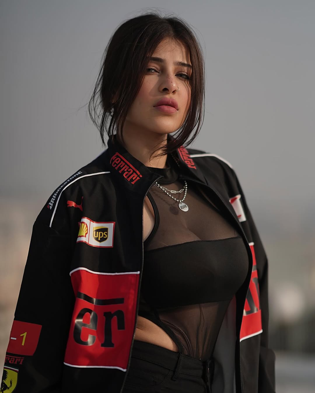 Porsche  Racing  puffer  Embroidered  Jacket | Maison Feraia Limited Edition