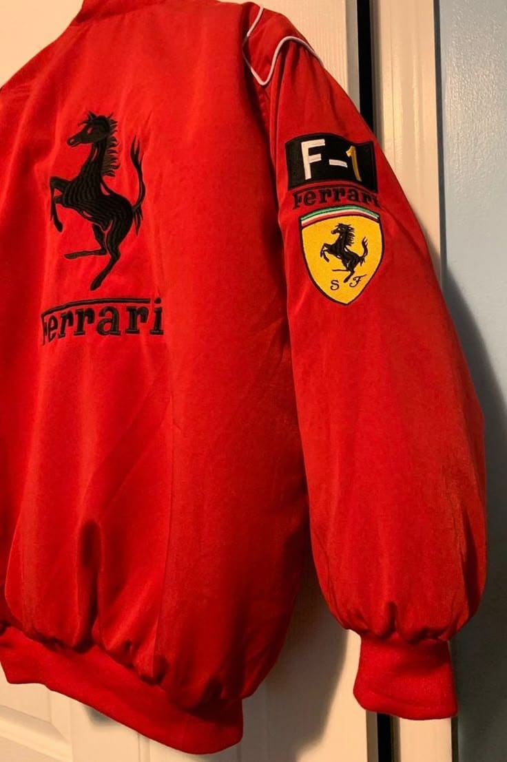 Red Ferrari Jacket Unisex | Maison Feraia Racing Style