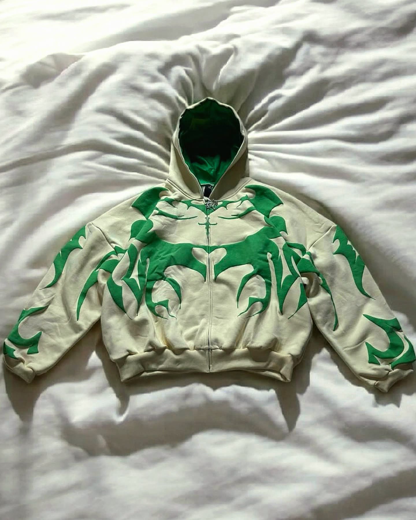 Tribal Shadow Depth Oversized Hoodie – Stylish Indian Streetwear | Maison Feraia
