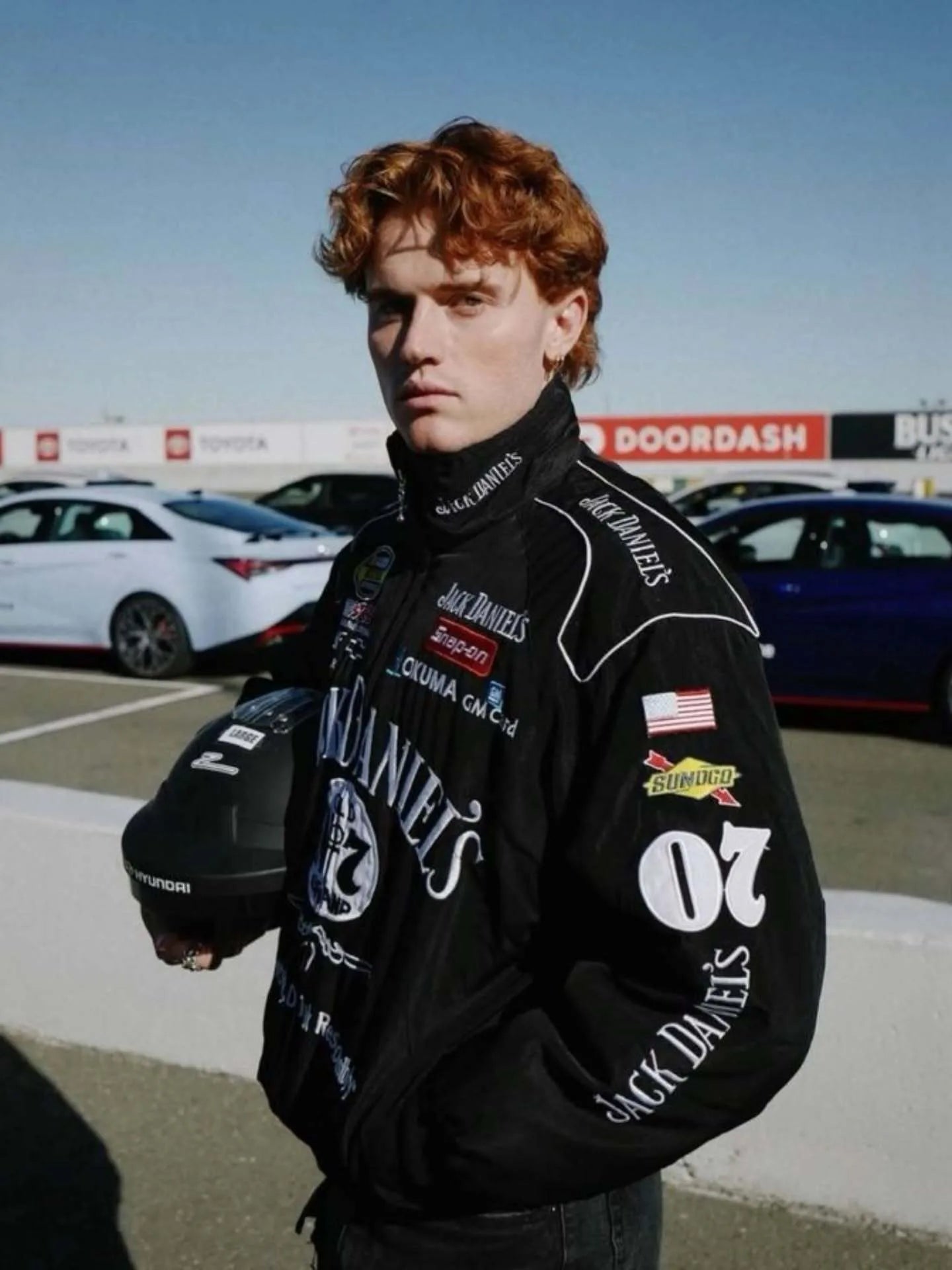 Jack Daniel’s puffer  Embroidered  Jacket – Maison Feraia Limited edition