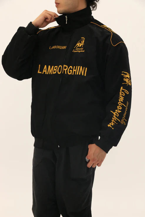 Lamborghini Puffer Embroidered Jacket❘ Limited-Drop |  FERAÏA Velocity Edition