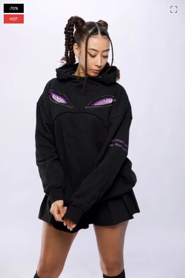 Rinnegan Eyes Anime Hoodie – Unisex Cosplay | Maison Feraia Streetwear