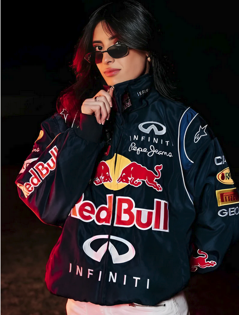 Red bull Vintage Jacket & Ferrari Jacket Combo | Maison Feraia