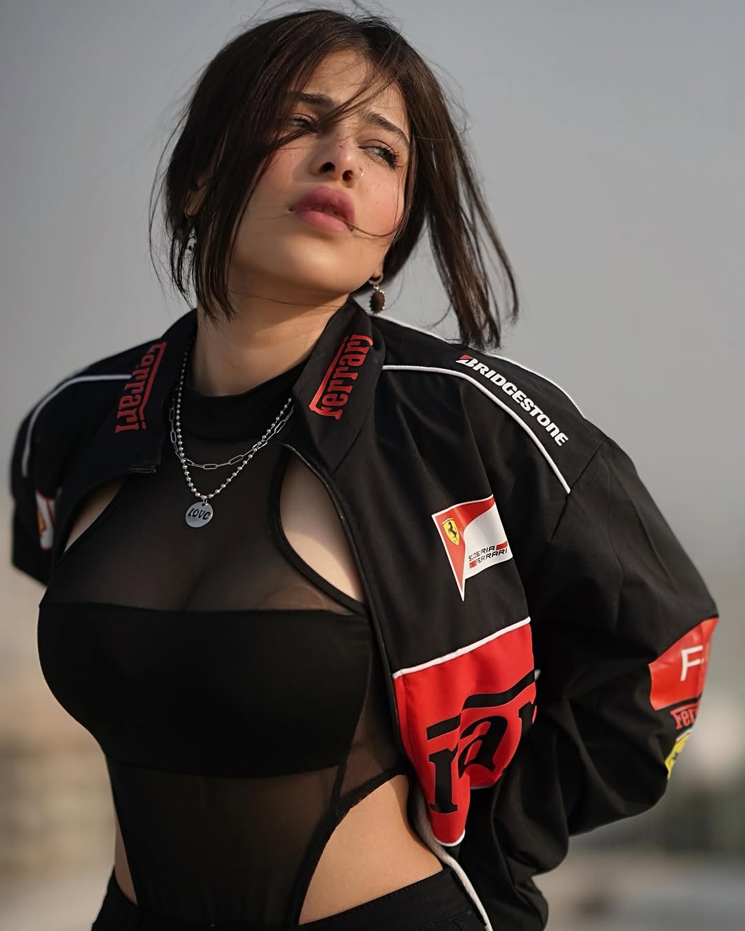 Black Ferrari Scuderia Jacket - Limited Drop | Maison Feraia F1 Edition