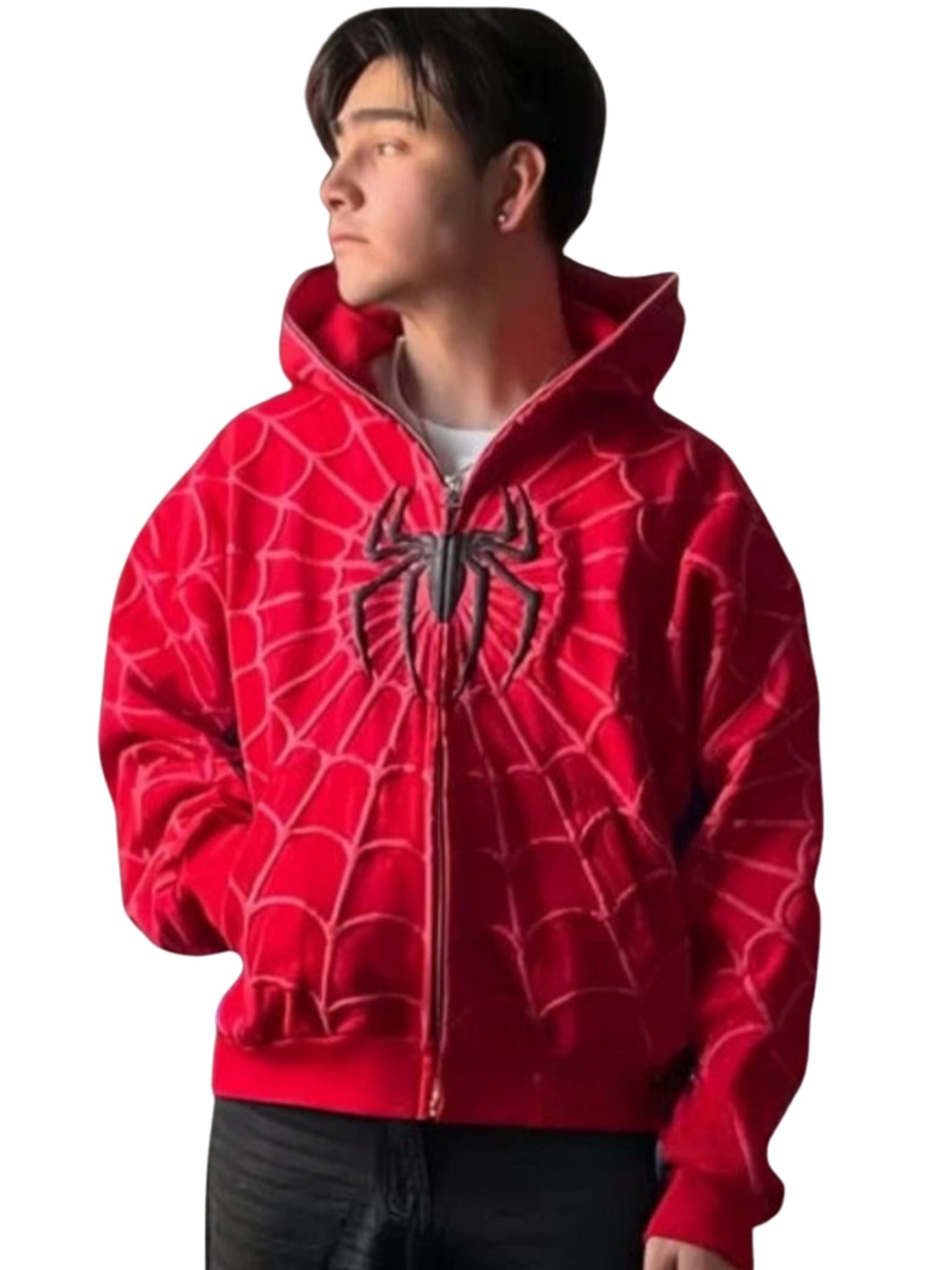 Spidey Hoodie Red  for Men & Women – Marvel Style | Maison Feraia