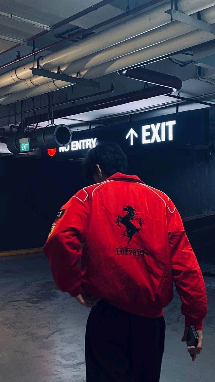 Red Ferrari Jacket Unisex | Maison Feraia Racing Style