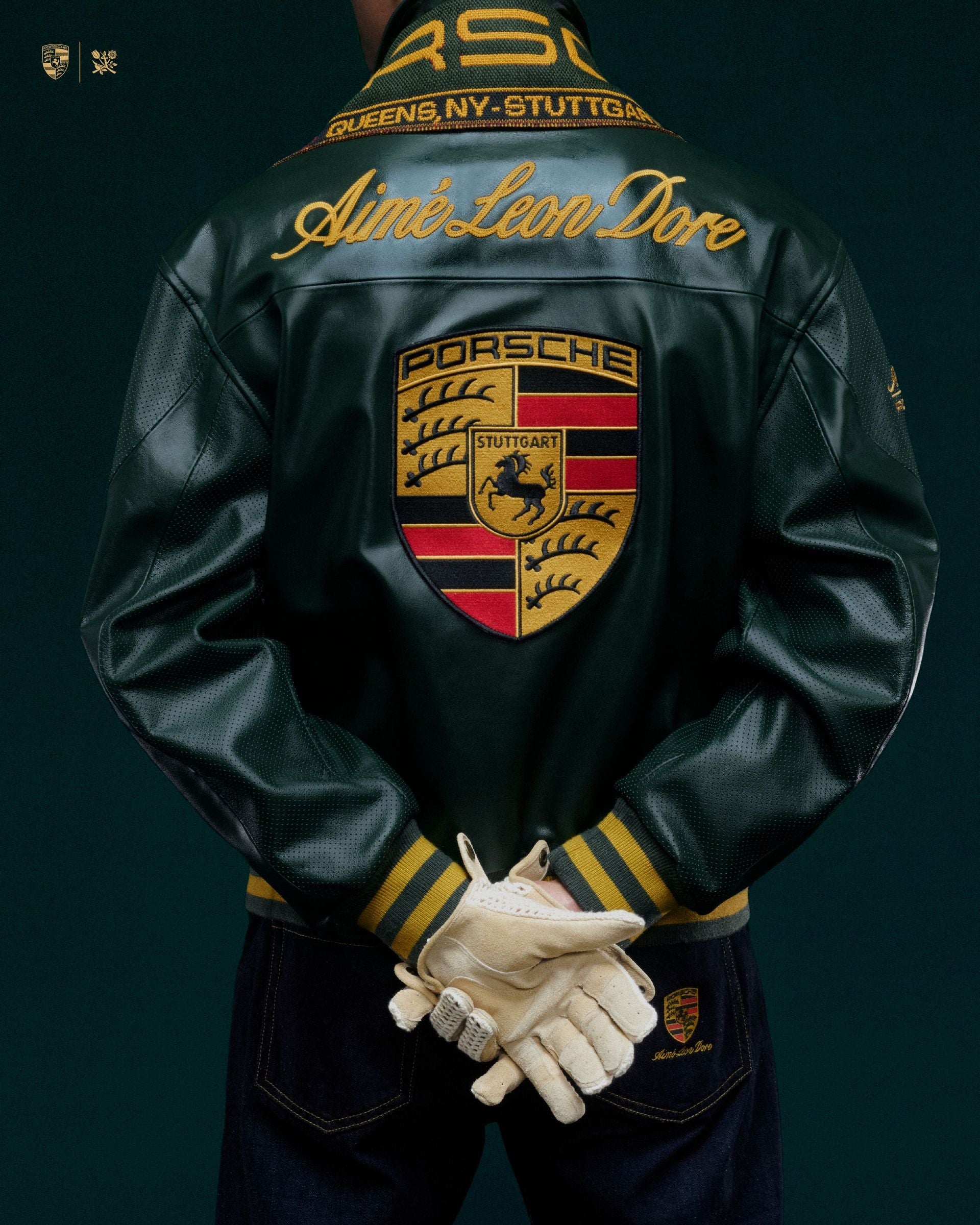 Porsche Vintage Leather Jacket | Maison Feraia Velocity Luxe Edition