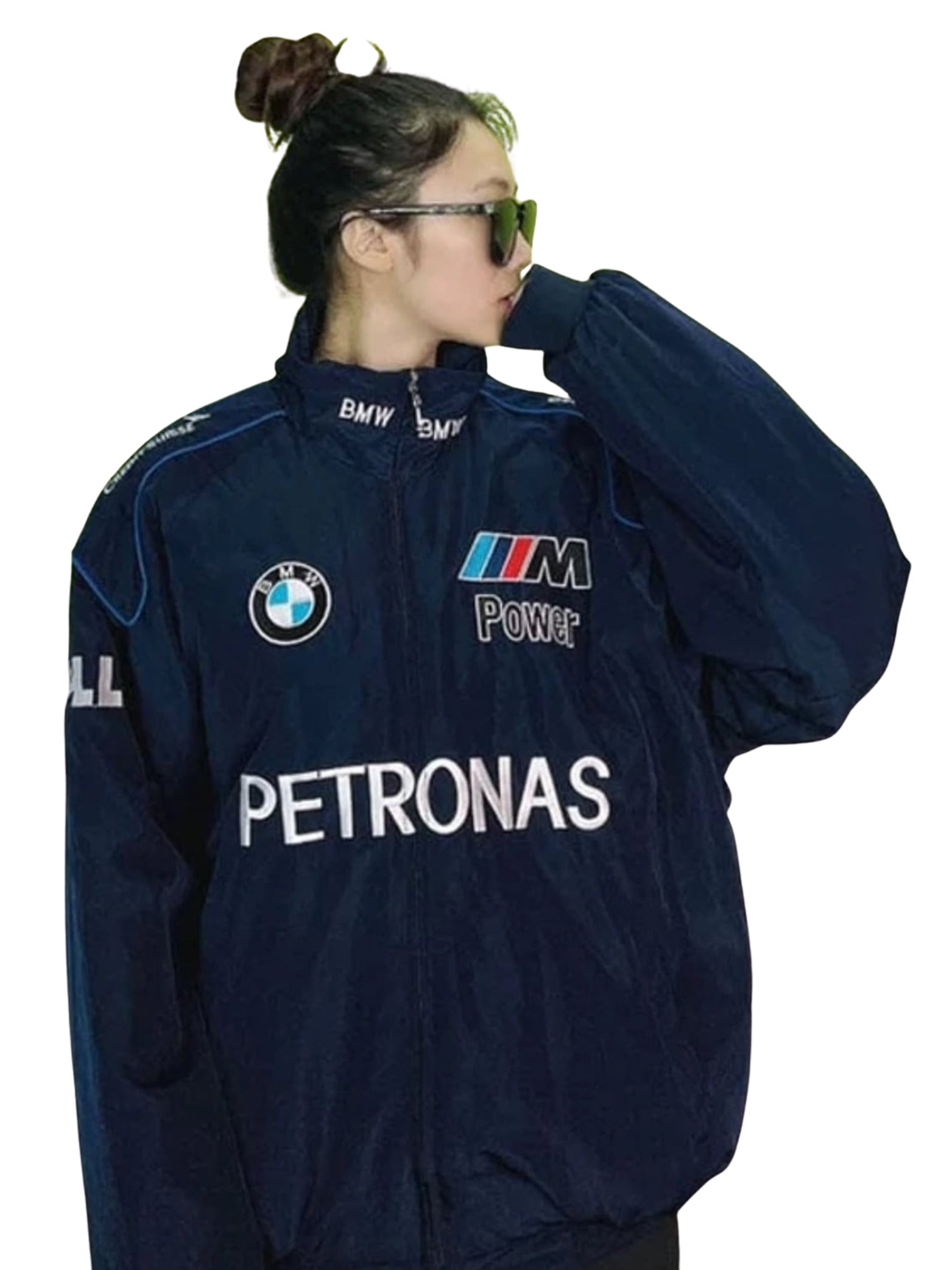 BMW Motorsport Streetwear Jacket | Premium BMW Petronas F1 Racing Jacket | Unisex Fashion | Maison Feraia