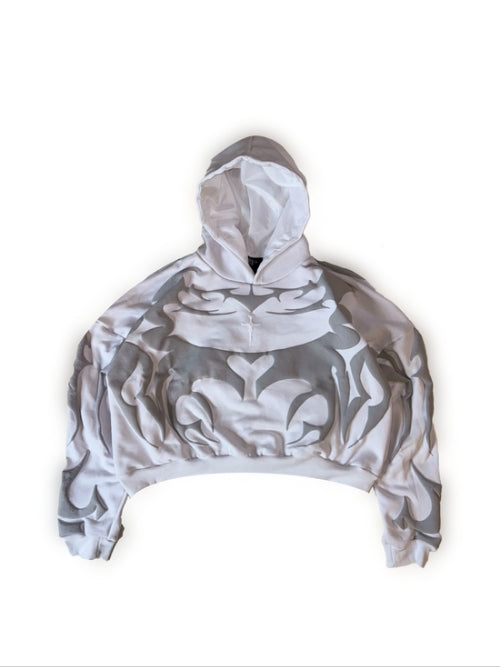 Tribal Shadow Depth Oversized Hoodie – Stylish Indian Streetwear | Maison Feraia